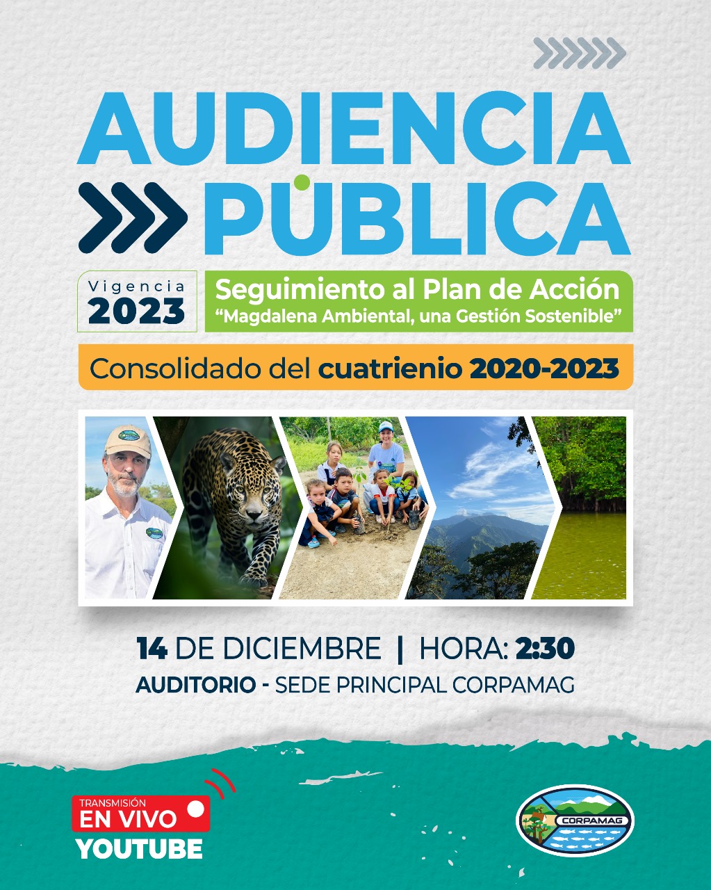 CONVOCATORIA A LA  AUDIENCIA PÚBLICA DE SEGUIMIENTO AL PLAN DE ACCIÓN INSTITUCIONAL 2020 - 2023 