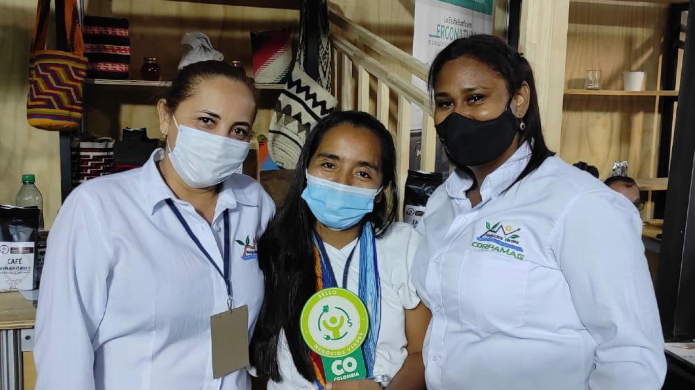 Con Reconocimiento Nacional, Exitosa Participación de los Negocios Verdes de CORPAMAG en BIOEXPO 2021