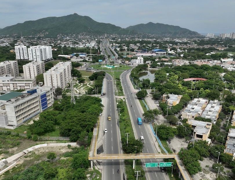 imagen de drone troncal del caribe
