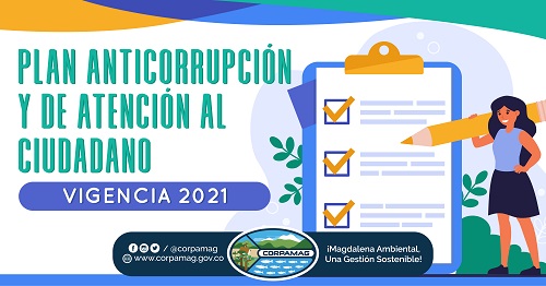 Imagen informativa del Plan Anticorrupción 2021