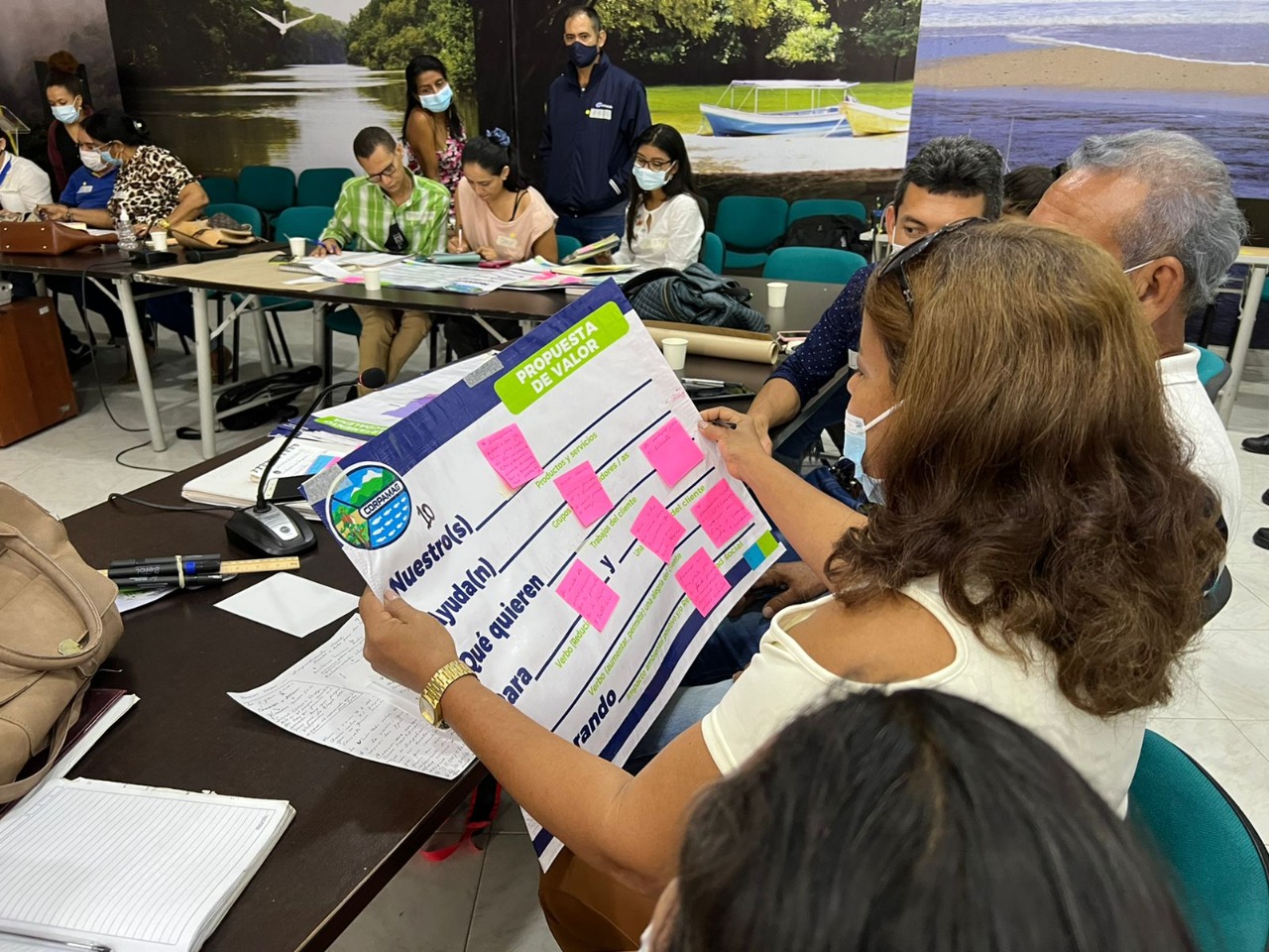 emprendedores capacitandose